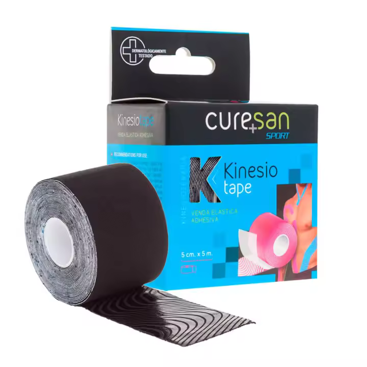 Curesan Kinesiotape Venda Negra 5 M X 5 Cm - 1