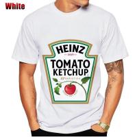 Camiseta De Tomate Heinz Moda Verano Para Hombres Y Mujeres Estilo Casual Hip-Hop Cuello Redondo Manga Corta Top Transversal - details 9
