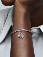 Pandora - Charm triple Colgante de Cámara, Corazón y Brújula-Plata de Lei - details 2