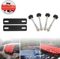 Kit De Placas Base Para Automóvil Universal Adecuado Para Todas Las Placas De Adhesión Con Espaciado De Agujeros De 4.72"-6.69" Incluye 4 Piezas - details 2
