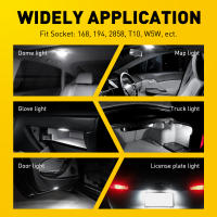 AUXITO 10Pcs Mini Lámparas LED T10 W5W 194 6500K Blancas Para Iluminación Interior De Coche Lámpara De Maletero Mapa Lectura Estacionamiento Marca - details 8