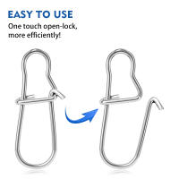 PROBEROS 30Pcs/lot Pinzas De Pesca De Acero Inoxidable Con Reforzamiento Herramientas De Pesca Conector Fuerte Accesorios De Ancilota - details 19