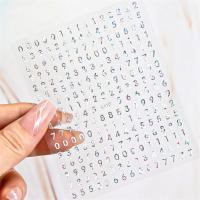 Juego De 5 Piezas De Letras Y Números 3D Adhesivos Para Uñas DIY En Oro Y Plata Decoración Para Manicura Herramientas De Accesorios De Uñas - details 6