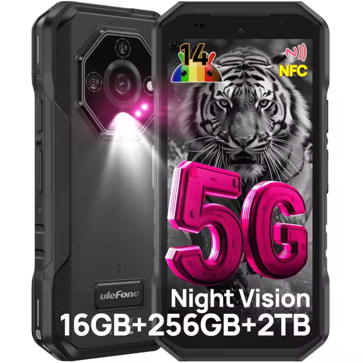 Ulefone Armor X32 Pro 5G Movil Resistente Android 14 Smartphone 16GB+256GB 5500mAh 64MP+25MP Teléfono Movil 3-Slots OTG/NFC - 1