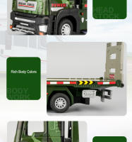 Modelo De Camión De Transporte De Tanques Militares a Escala 1/32 Con Sonido Luz Y Puertas Abiertas Juguetes De Vehículos Para Niños - details 9