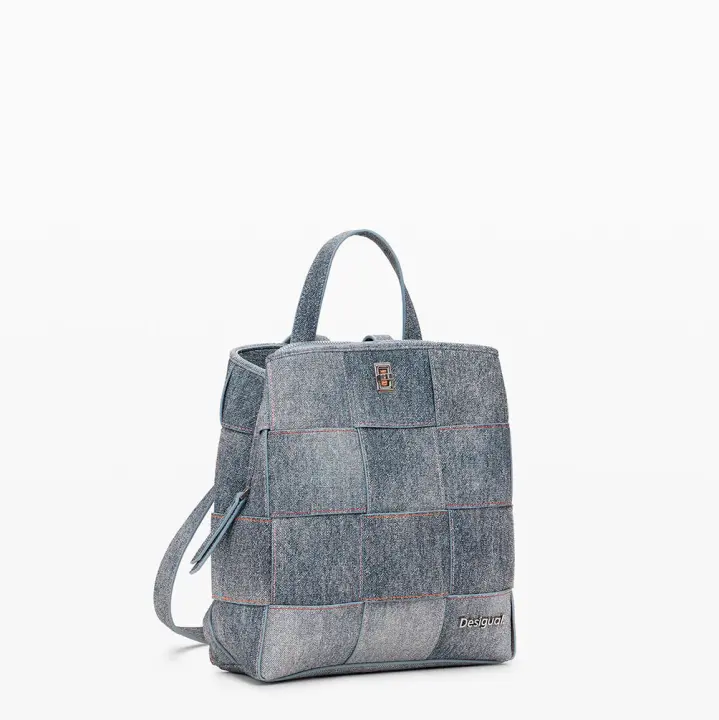 Desigual Mochila mediana efecto piel 25SAKP09-5005 , para Mujer - 1