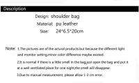 Bolso Bandolera De Cuero PU Para Mujer Diseño De Moda Gran Capacidad Bolso De Hombro Para Viaje Verano Bolso Armpit Hobo - details 0