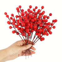 Decoración De Navidad Ramas De Uva Roja Y Estambul De Cerezo Para Decoración De Hogar Regalo De Año Nuevo Boda Accesorio De Flores - details 3