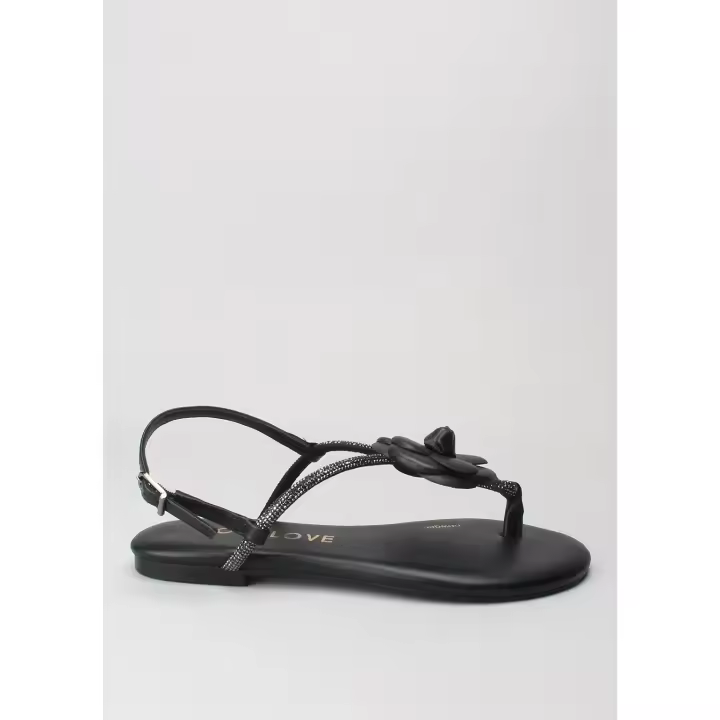 sandalia camelia napa negro LODI - 1