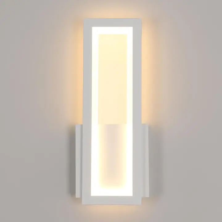 Luz de pared interior LED de 27W,Aplique elegant de acrílico Modern, Retroiluminación de 3 Colores, 32/50 cm - 1
