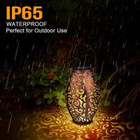 Solar Lantern,  Outdoor Metal Garden Solar Light IP65 Waterproof, Outdoor Hanging Solar Lantern Lamp for Garden Patio Courtyard Outdoor Decorative - details 2