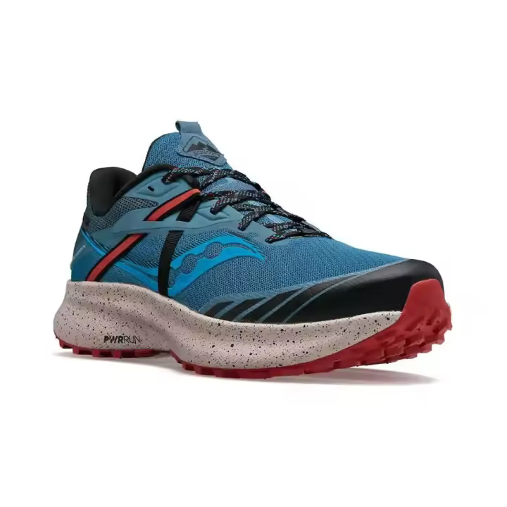 Saucony Zapatillas de trail Saucony Ride 15 TR para hombre, Deep Sea/Lava - 1