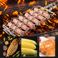 Clips De Asado BBQ Redable Y Plegable Para Hot Dog Y Salchicha Adecuado Para Fiestas Familiares Y Uso Al Aire Libre - details 4