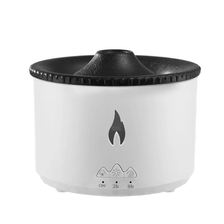 Humididiador de Volcán, Modo de Nebulización de Medusas y Llamas, difusor de Aceites Esenicial de 360 ml with Luz Nocturna PARA EL Hogar, Yoga, Oficina, SPA - 1