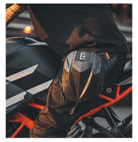 Bolsa De Pierna Impermeable Para Motocicleta Carbono Fibra Caja Rígida Hombro Pack Casual Exterior Para Hombres Y Mujeres - details 21