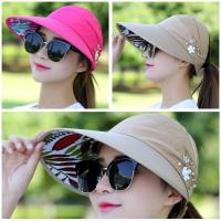 Sombrero De Verano Para Mujer Con Pico Ancho Plegable Protección Contra Los Uv Sombreros De Playa Casual De Poliéster - details 11