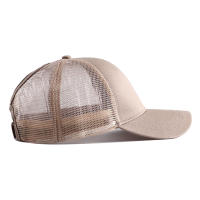 Nueva Gorra De Béisbol Para Mujer Verano 2023 Camuflaje Malla Snapback Moda Cabello Desordenado Poniente Protección Solar Unisex Talla Única - details 17
