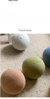 Cojín De Decoración Minimalista En Forma De Bola Para Sofa De Sala De Estar Cojín De Plush De Color Nube Suave Tamaño 30x30cm Para Casa Y Coche - details 3