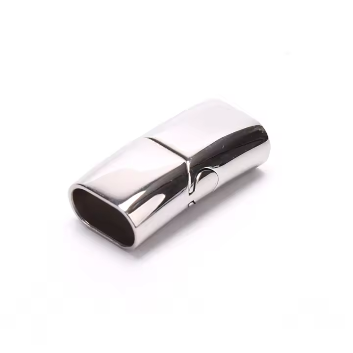 Cierre Magnético De Acero Inoxidable Para Pulsera De Cuerda De Cuero Hebilla De Joyería DIY Con Agujero Accesorios De Joyería - 1
