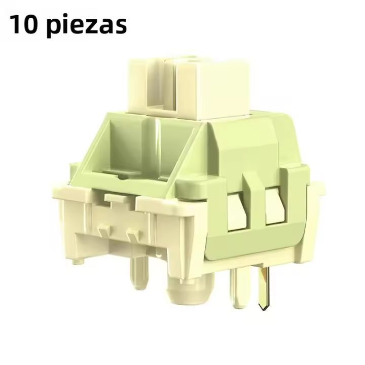 Teclado Mecánico Lubed Silent Lemon V3 Switches Lineal Tactile 5Pin Para DIY Hot Swap Axis Paragraph Accesorios De Teclado - 1