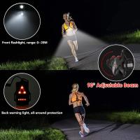 Lámpara De Pecho LED Para Correr Por Noche Recargable Por USB Luz De Advertencia Trasera Para Camping Senderismo Correr Y Aventura - details 2