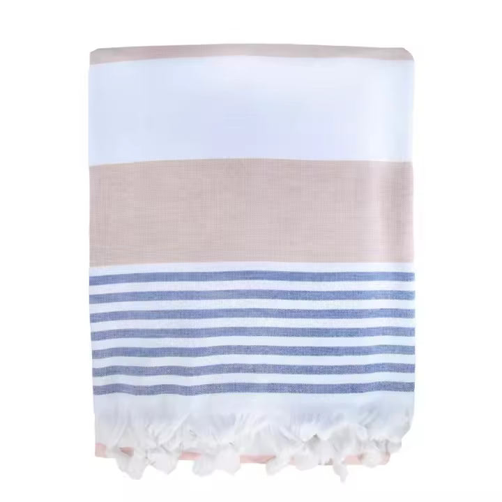 SUN & SURF Toalla de Playa Fina Pestamal Muy Grande - Doble 140x180 Ligera con Gran Capacidad de Absorción y Secado. Algodón 100% - Alta Calidad. - 1