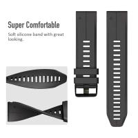 Correa De Reloj De Silicona QuickFit 22mm 26mm Para Garmin Descent Mk2 Mk2i Mk3i/G1/Enduro 2/Epix Gen 2 Fenix 7 6 5X plus Hebilla De Acero Original - details 6