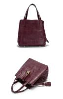Bolso Bandolera Para Mujer CH Embossed Con Diseño De Impresión De Letras Gran Capacidad Elegante Temperamento Bolso De Mano Casual - details 16