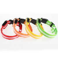 Correa De Noche Con LED BOOTEELY Para Perros En Nylon Seguridad Brilla Al Aire Libre Collar Luminoso Fluorescente Para Mascotas - details 5