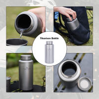 Botella Deportiva De Titanio Boundless Voyage Single-layer Con Cierre Hermético Para Camping Y Actividades Al Aire Libre Capacidad De 1L - details 4