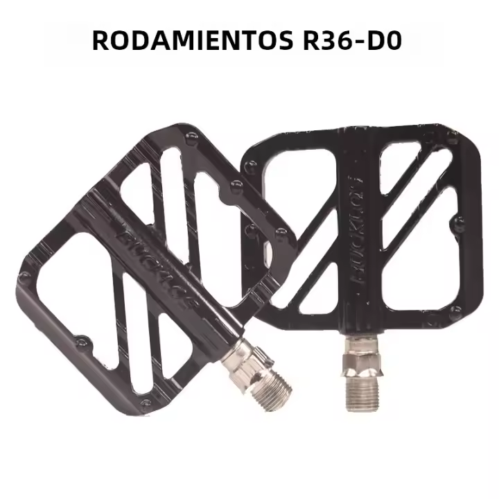 Pedales De Bicicleta BUCKLOS 3 Bearings Ultraligeros Antideslizantes De Aluminio Para MTB Accesorios De Bicicleta Pantalla De Montaje 9/16'' Peso Approx. 296g/M96 286g/R36 - 1
