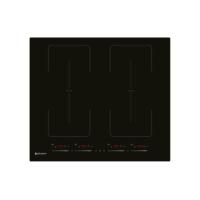 Meimon Placa de Inducción Johnson Cristal Negro con 2 Zonas Flexibles y 4 Zonas Independientes, Potencia Total 7,4 kW, Función Booster, Control Táctil Deslizante, Temporizador de 8 Horas, Bloqueo Infantil, y Función de Transferencia de Ajustes entre - details 0