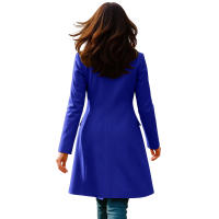 Nueva Chaqueta De Mujer De Invierno Con Manga Larga Y Cuello En V A-line Fashion Chaqueta De Trench Para Otoño Y Invierno - details 21