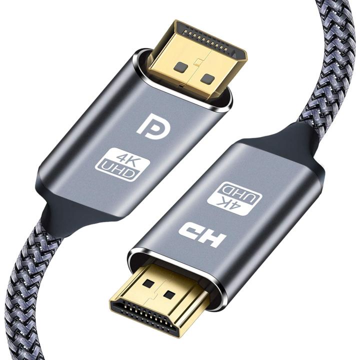 Cable DisplayPort a HDMI Compatible 4K 30Hz Adaptador Video Audio DP a HD Para PC HDTV Proyector Disponible En 3ft 6ft 10ft