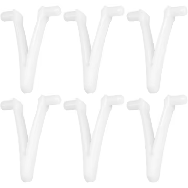 6 unids piscina suministro mariposa V clip para piscina spa cepillo hoja rastrilla hoja Skimmer vacío cabeza para piscina Limpieza - 1