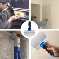 Pala De Pintura De Acero Inoxidable Herramienta De Construcción Para Pintura De Pared Y Terminales De Drywall Cuchillo De Masilla - details 2