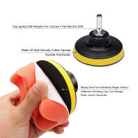 Kit De Esponjas De Pulido Para Coche 3 Pulgadas 6/12PCS Eliminación De Rayones Limpieza Y Cera Con Herramienta De Pulido Para DIY En Casa - details 2