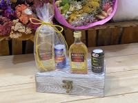 Lote de 10 Miniaturas de Bebida en Chupito de Cristal y Bote de Caramelos en Bolsa de Regalo con Lazo - Regalos Originales para Invitados de Boda, Aniversarios, Comuniones, Bautizos, Cumpleaños y Despedidas de Soltero/Soltera - details 8