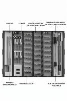 128 en 1 Juego de Destornilladores de Precisión Magnéticos – Kit Profesional Portátil para Reparación de Electrónicos y Teléfonos - details 0