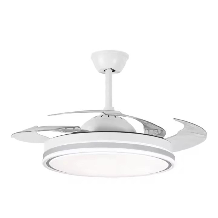 LED7 - Ventilador Techo LED CCT 3 Tonos de luz  Blanco Aspas plegables LEDFAN 8001 - Alta Eficiencia, Iluminación, Luz Interior, Decoración, Ofertas de iluminación , Tecnología de Iluminación, Electrónica, Electricidad, foco, Plafon, - 1