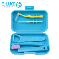 Kit De Cuidado Dental Portátil Para Viajes Limpieza Oral Con Cepillo Desmontable Interdental Y Afeitadora De Lengua Estuche De Almacenamiento - details 10