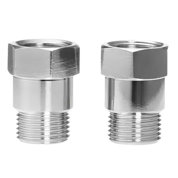 2 unids O2 sensor espaciador roscado universal M18 x 1,5 Coche Luz Del motor sensor de oxígeno adaptador extensor - 1