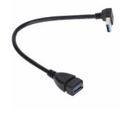 Adaptador De USB 3.0 Con Cable De Extensión De 90 Grados Angulo Izquierdo/Derecho/Arriba/Abajo Macho a Hembra Para MP3/MP4 Cámara Almacenamiento Móvil Computadora Dispositivos Inteligentes - details 3
