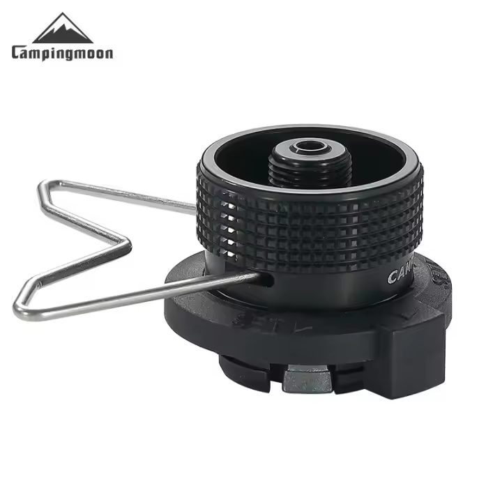 Adaptador De Estufa De Montaña Para Cilindro De Gas Largo Versión Negra CAMPINGMOON Accesorio De Camping Al Aire Libre BKZ10 - 1
