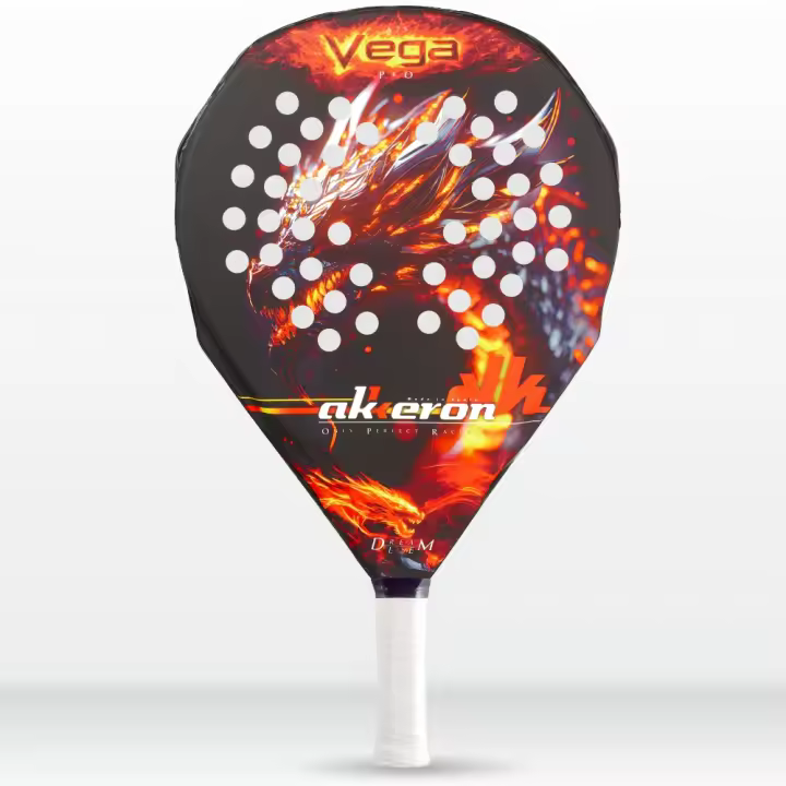 Pala de Pádel Akkeron Vega A25 – Juego Agresivo y Precisión | Anti-Vibration System | 350-375g - 1