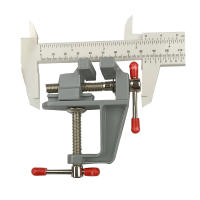 PHYHOO vice De Mesa Mini De Aluminio Pinza Pequeña Para Bricolaje Joyería Reparación De Herramientas Fijación De Molds Portátil Para Trabajo En Banda - details 1
