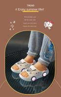 Chupines De Verano Para Niños Y Niñas Antideslizantes Interiores Con Diseño De Coche Cartoon Encantador Talla Ajustable Para 1-2 Años - details 1