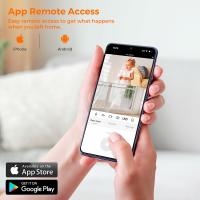 Cámara De Seguridad Inalámbrica Wifi 4MP Para Monitoreo De Bebés Con Detección De Movimiento PIR Batería Integrada De 4000mAh Vigilancia CAM - details 8