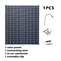 Panel Solar De Polícrystalino 20W Alta Eficiencia Para Recarga 12V Para RV Barco Luces Del Jardín Sistemas Off-Grid - details 1