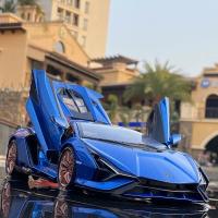 Modelo De Coche Diecast 1:18 Lamborghinis SIAN FKP37 Supercar Para Niños Juguetes Coleccionables Metálicos Escala A245 - details 6